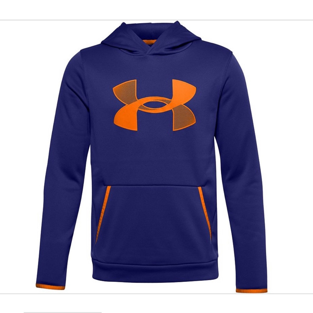 Under armour boys purple hoodie